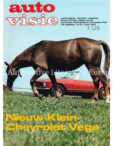 1970 AUTOVISIE MAGAZIN 23 NIEDERLÄNDISCH
