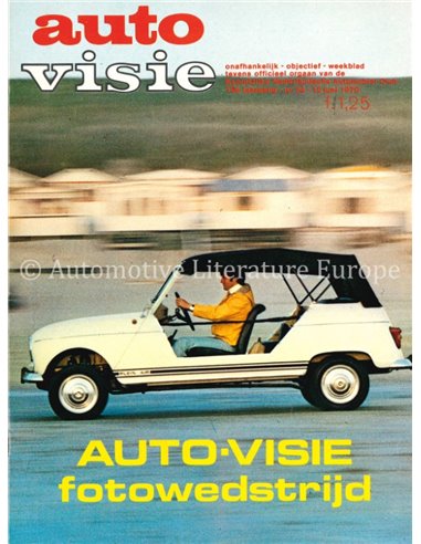 1970 AUTOVISIE MAGAZIN 24 NIEDERLÄNDISCH