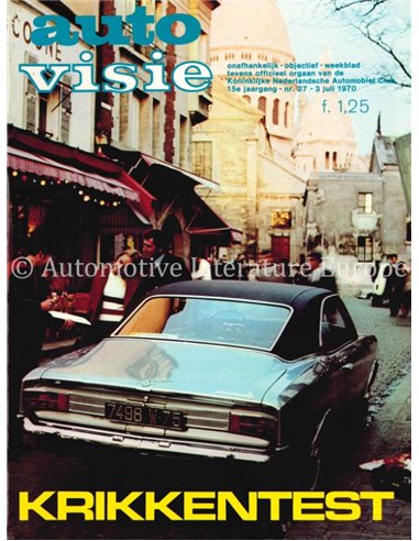 1970 AUTOVISIE MAGAZINE 26 NEDERLANDS