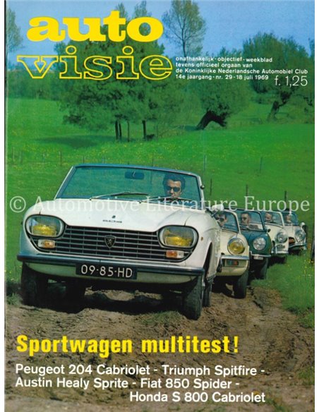 1969 AUTOVISIE MAGAZINE 29 NEDERLANDS