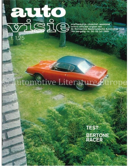1969 AUTOVISIE MAGAZIN 30 NIEDERLÄNDISCH