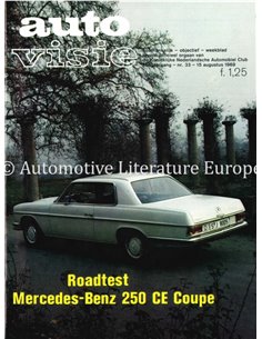 1969 AUTOVISIE MAGAZIN 33 NIEDERLÄNDISCH