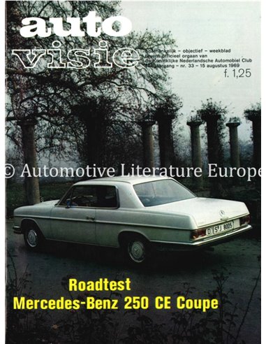 1969 AUTOVISIE MAGAZINE 33 NEDERLANDS