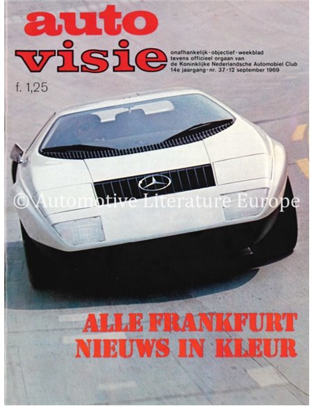 1969 AUTOVISIE MAGAZINE 37 NEDERLANDS