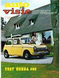 1969 AUTOVISIE MAGAZINE 39 NEDERLANDS