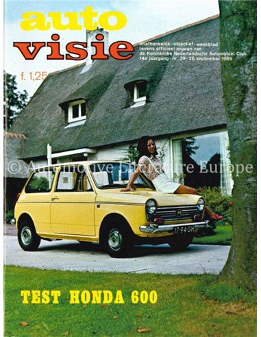 1969 AUTOVISIE MAGAZIN 39 NIEDERLÄNDISCH