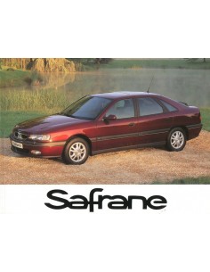 1996 RENAULT SAFRANE INSTRUCTIEBOEKJE NEDERLANDS
