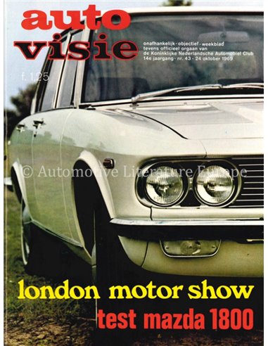 1969 AUTOVISIE MAGAZINE 43 NEDERLANDS