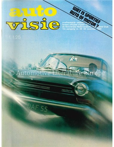1969 AUTOVISIE MAGAZIN 48 NIEDERLÄNDISCH