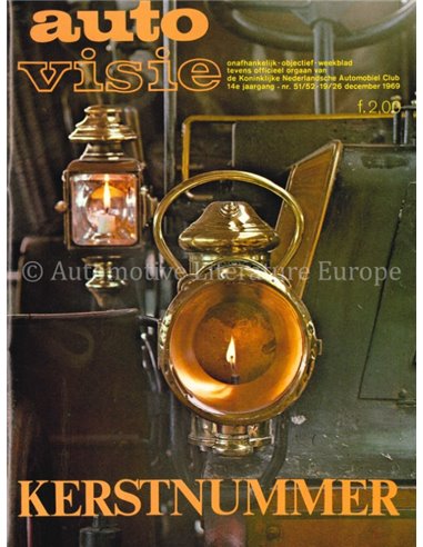1969 AUTOVISIE MAGAZIN 51/52 NIEDERLÄNDISCH