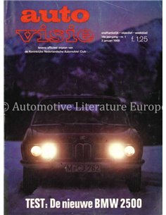 1969 AUTOVISIE MAGAZINE 1 NEDERLANDS