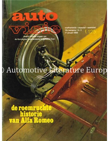 1969 AUTOVISIE MAGAZIN 3 NIEDERLÄNDISCH