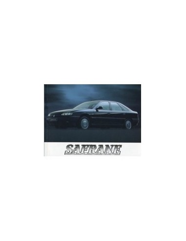 1993 RENAULT SAFRANE INSTRUCTIEBOEKJE NEDERLANDS