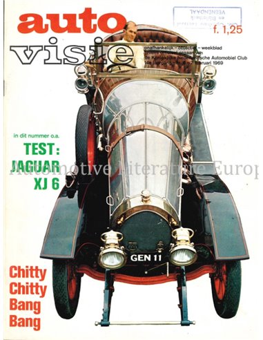 1969 AUTOVISIE MAGAZIN 6 NIEDERLÄNDISCH