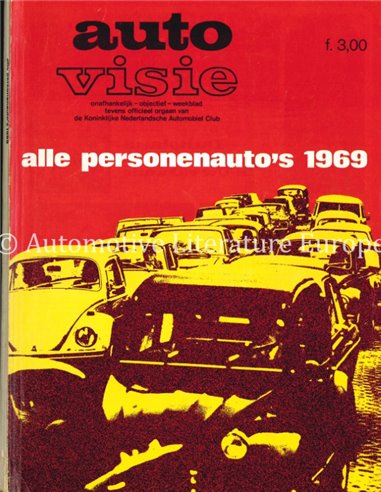 1969 AUTOVISIE MAGAZINE 7 NEDERLANDS