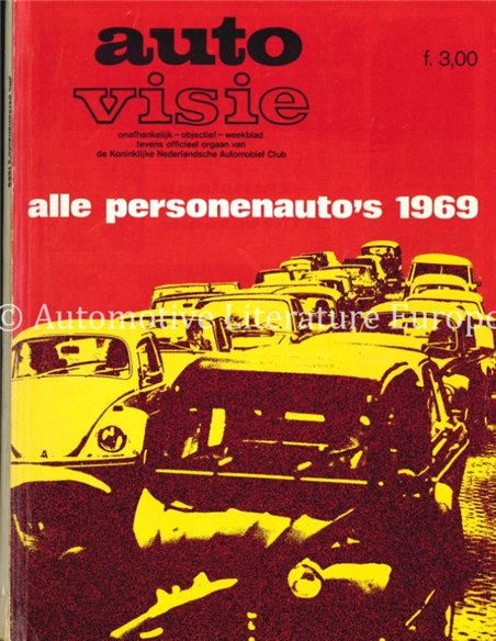 1969 AUTOVISIE MAGAZIN 7 NIEDERLÄNDISCH