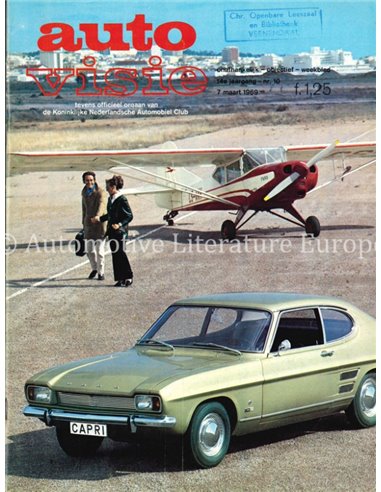 1969 AUTOVISIE MAGAZINE 10 NEDERLANDS