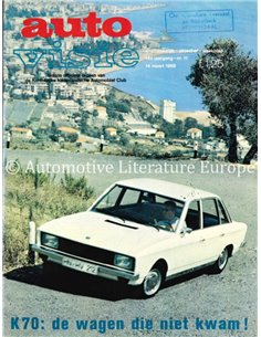 1969 AUTOVISIE MAGAZINE 11 NEDERLANDS