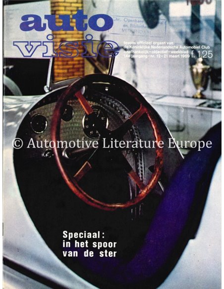1969 AUTOVISIE MAGAZINE 12 NEDERLANDS