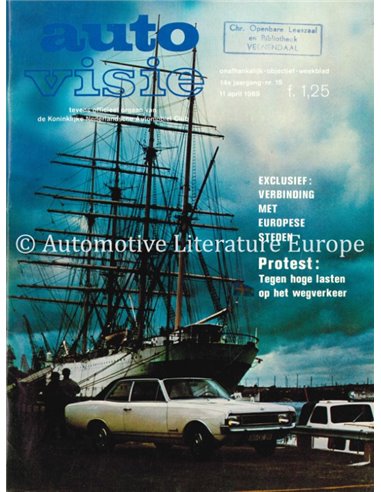 1969 AUTOVISIE MAGAZIN 15 NIEDERLÄNDISCH