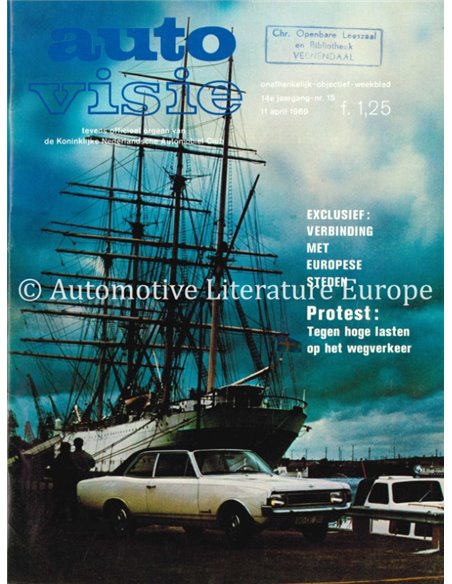 1969 AUTOVISIE MAGAZIN 15 NIEDERLÄNDISCH