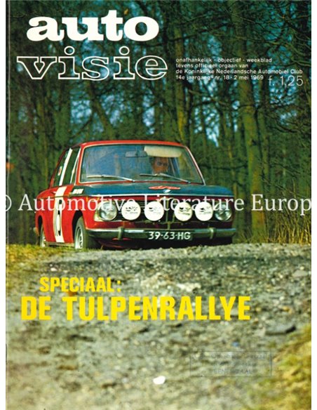 1969 AUTOVISIE MAGAZINE 18 NEDERLANDS