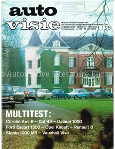 1969 AUTOVISIE MAGAZIN 20 NIEDERLÄNDISCH