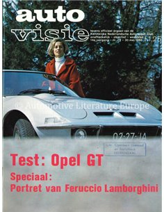 1969 AUTOVISIE MAGAZINE 22 NEDERLANDS