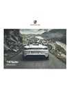 2021 PORSCHE 718 SPYDER HARDCOVER PROSPEKT DEUTSCH