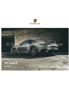 2020 PORSCHE 911 TURBO S HARDCOVER PROSPEKT FRANZÖSISCH