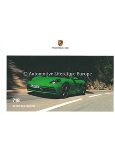 2021 PORSCHE 718 BOXTER & CAYMAN HARDCOVER BROCHURE FRANS