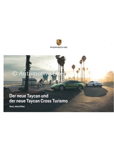 2021 PORSCHE TAYCAN & TAYCAN CROSS TURISMO PROSPEKT DEUTSCH