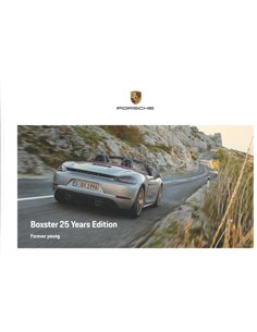 2021 PORSCHE BOXSTER 25 YEARS EDITION HARDBACK PROSPEKT NIEDERLÄNDISCH
