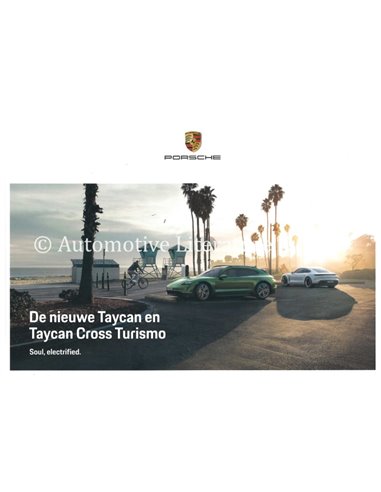 2021 PORSCHE TAYCAN & TAYCAN CROSS TURISMO BROCHURE DUTCH