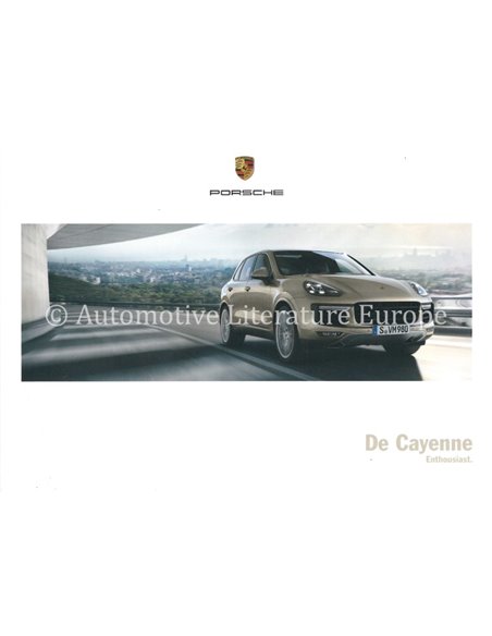 2016 PORSCHE CAYENNE HARDCOVER BROCHURE NEDERLANDS