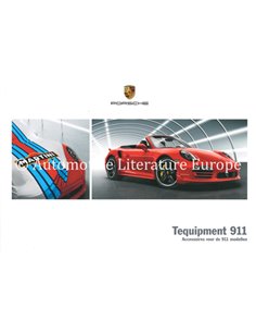 2017 PORSCHE 911 TEQUIPMENT BROCHURE NEDERLANDS