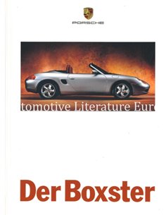 1997 PORSCHE BOXSTER HARDBACK BROCHURE GERMAN