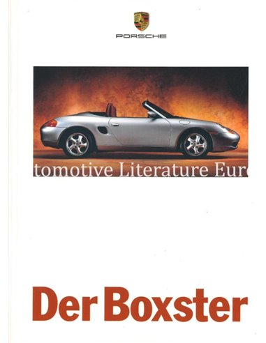 1997 PORSCHE BOXSTER HARDBACK BROCHURE GERMAN