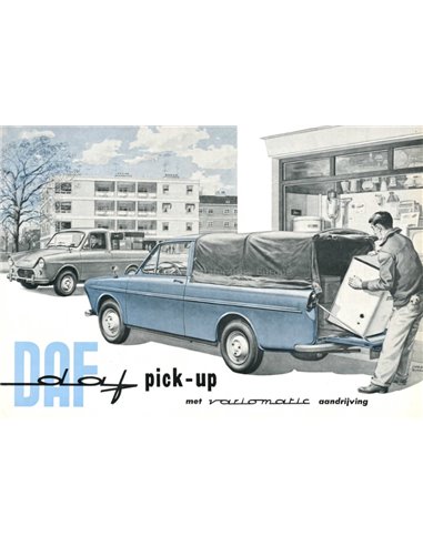 1961 DAF 750 VARIOMATIC BROCHURE NEDERLANDS