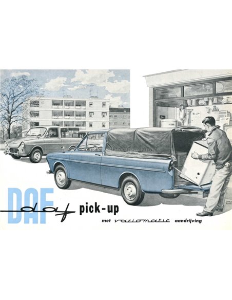 1961 DAF 750 VARIOMATIC BROCHURE DUTCH