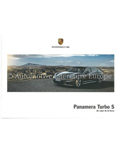 2015 PORSCHE PANAMERA TURBO S HARDCOVER BROCHURE FRANCE