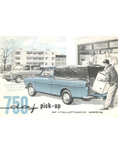 1961 DAF 750 VARIOMATIC BROCHURE DUTCH