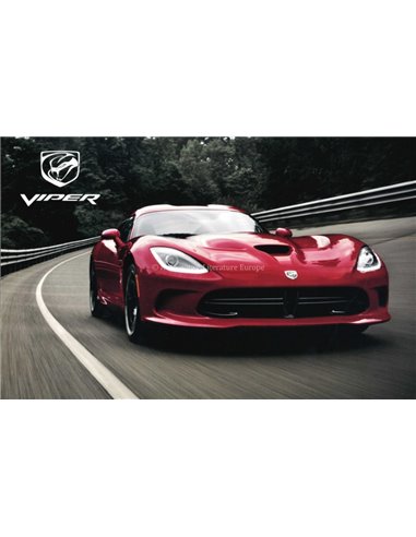 2012 DODGE VIPER SRT BROCHURE ENGLISH