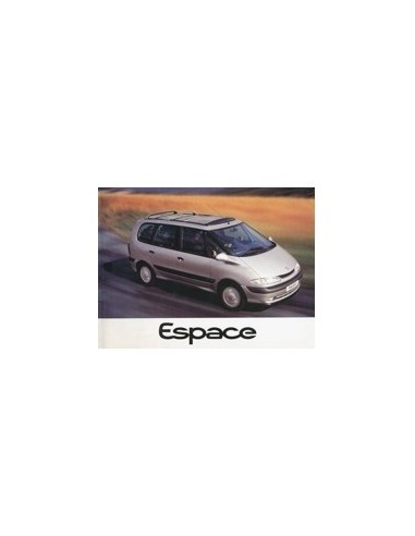 1996 RENAULT ESPACE INSTRUCTIEBOEKJE DUITS