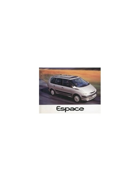 1996 RENAULT ESPACE INSTRUCTIEBOEKJE DUITS