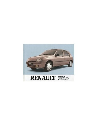 1990 RENAULT CLIO INSTRUCTIEBOEKJE NEDERLANDS