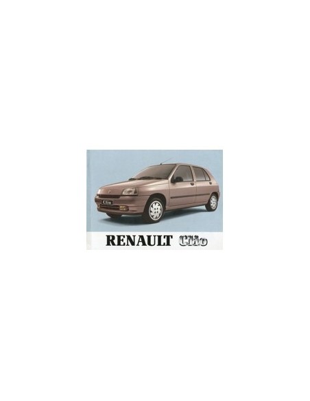 1990 RENAULT CLIO INSTRUCTIEBOEKJE NEDERLANDS