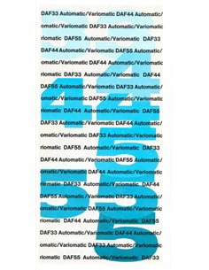 1969 DAF 55 VARIOMATIC BROCHURE NEDERLANDS