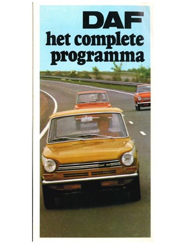 1970 DAF PROGRAM VARIOMATIC BROCHURE DUTCH