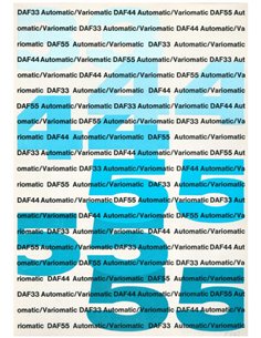 1970 DAF PROGRAM VARIOMATIC BROCHURE DUTCH